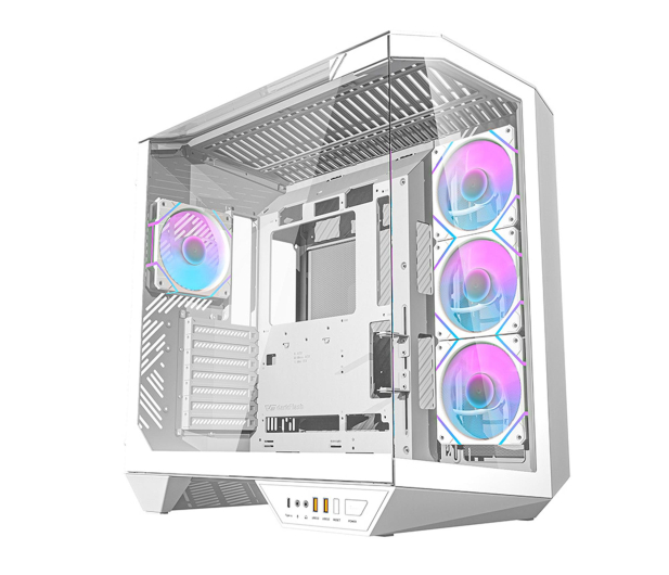 DarkFlash DY470 White 4 Fans GPU Holder DY470 fans+holder Wh - 1368116 - zdjęcie